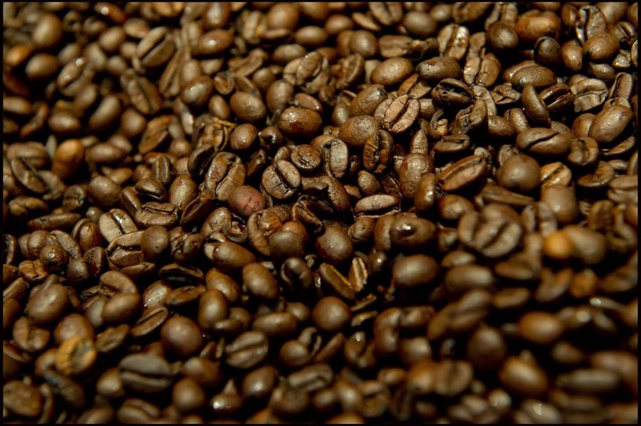 Roasted coffee beans are on display at the Internorga hotel, catering and gastronomy fair in Hamburg, Germany, 8 March 2013. Photo: Sven Hoppe